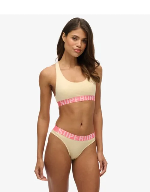 Organic Cotton Large Logo Bikini Briefs