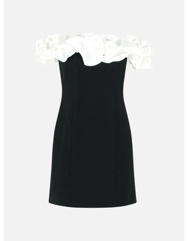 Mini Dress With Ruffles