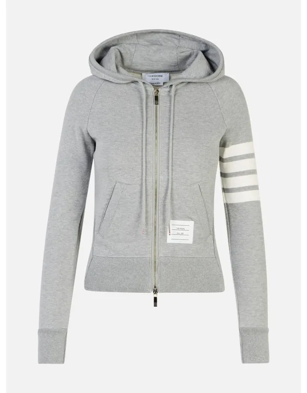 '4-bar' Cotton Sweater
