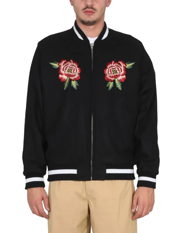 Double Face Bomber Jacket "france Japan"
