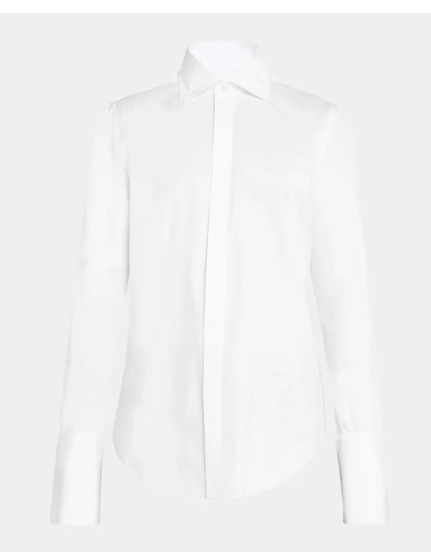 Marcella Cotton French-cuff Dress Shirt
