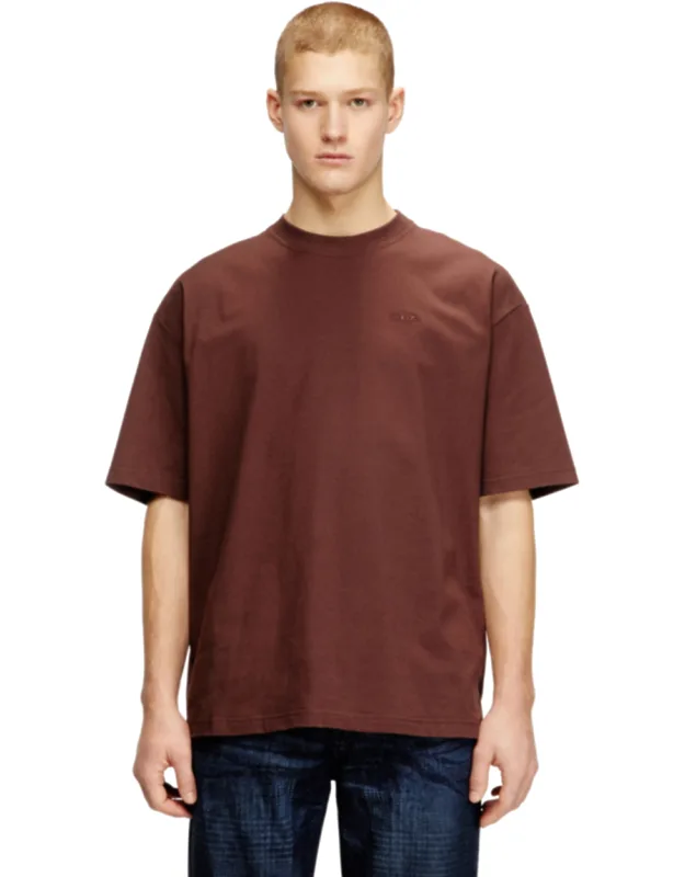 T-shirt With Maxi Oval D Embroidery