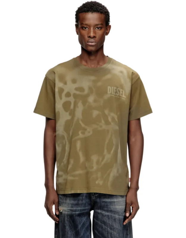 Cotton T-shirt With Laser Print