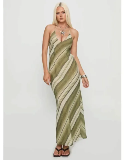 Esmira Halter Maxi Dress
