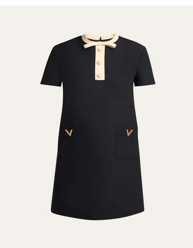 Wool-silk Mini Dress