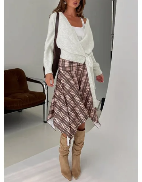 Asymmetrical Midi Skirt