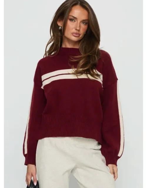 Catherin Crew Neck Knit Sweater