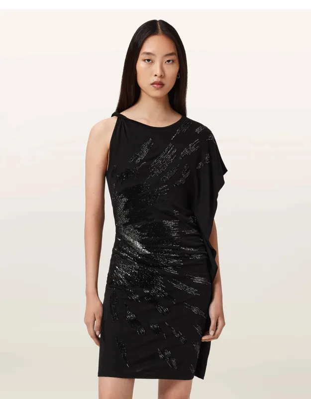 Embellished Mini Dress