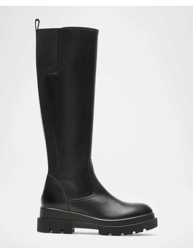 Leather Knee-high Boots