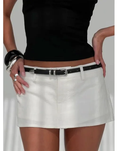 Night Changes Micro Faux Leather Belt