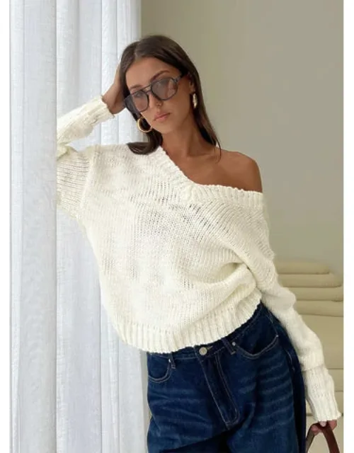 Talassa V Neck Knit Sweater