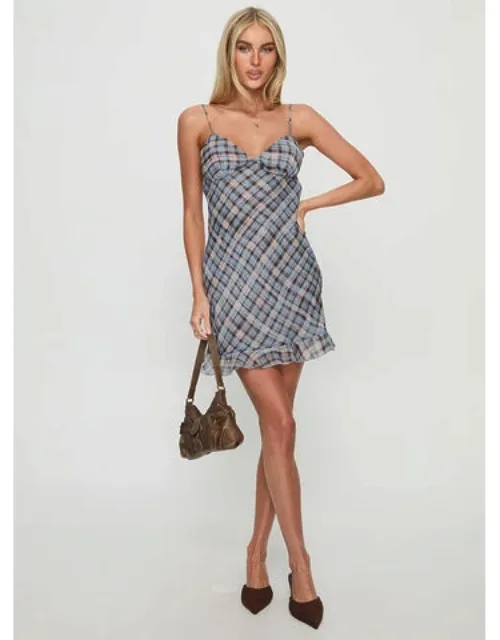 Frill Hem Mini Dress