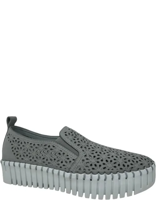 Nicole Perforated Edge Slip-on Sneakers