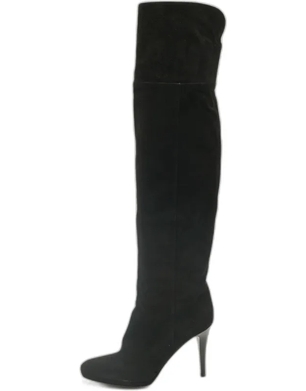 Suede Avenue Knee Length Boots