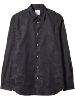 Swan Jacquard Cotton Shirt