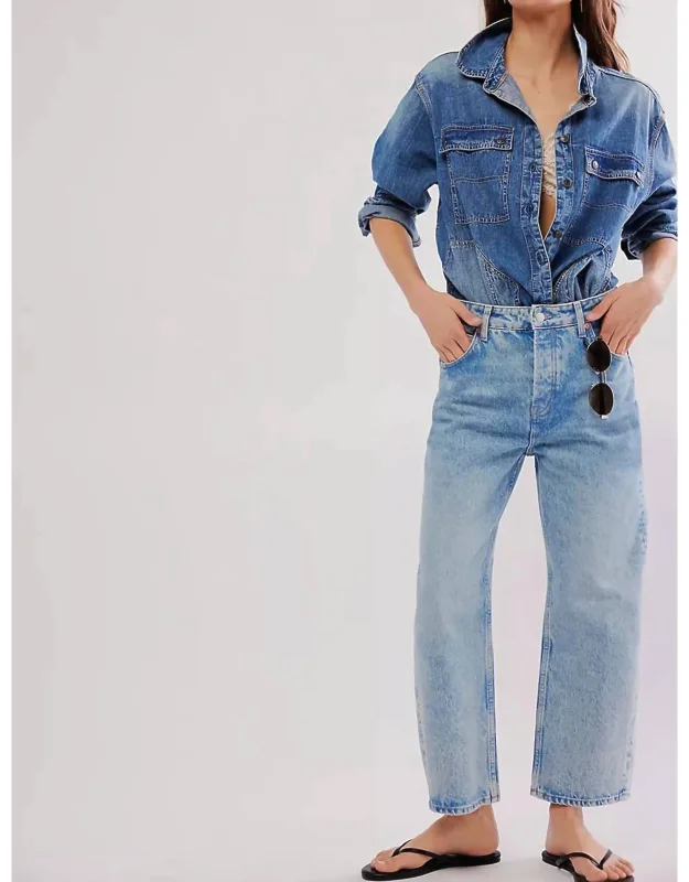 Dropped Boyfriend Jeans
