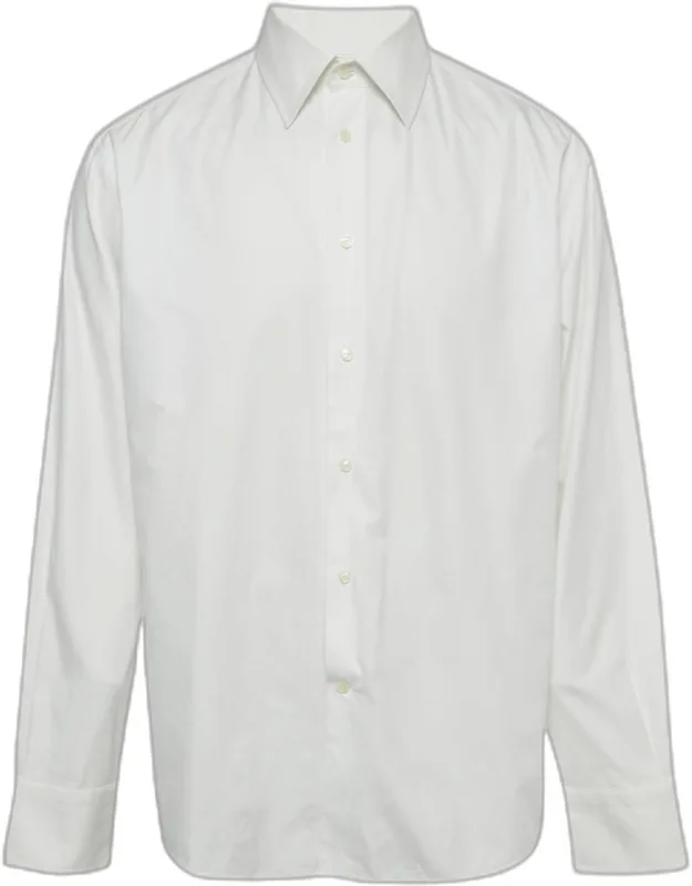 Textured Cotton Long Sleeve Shirt
