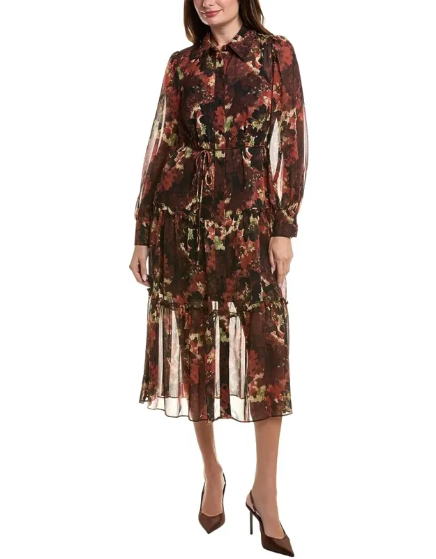 Yoryu Chiffon Midi Dress