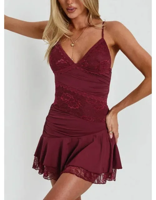 Love Is Alive Lace Mini Dress