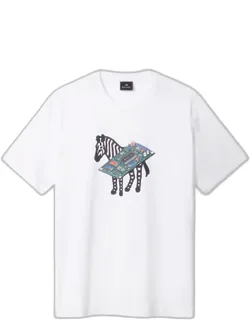 Circuit Print 'zebra' T-shirt