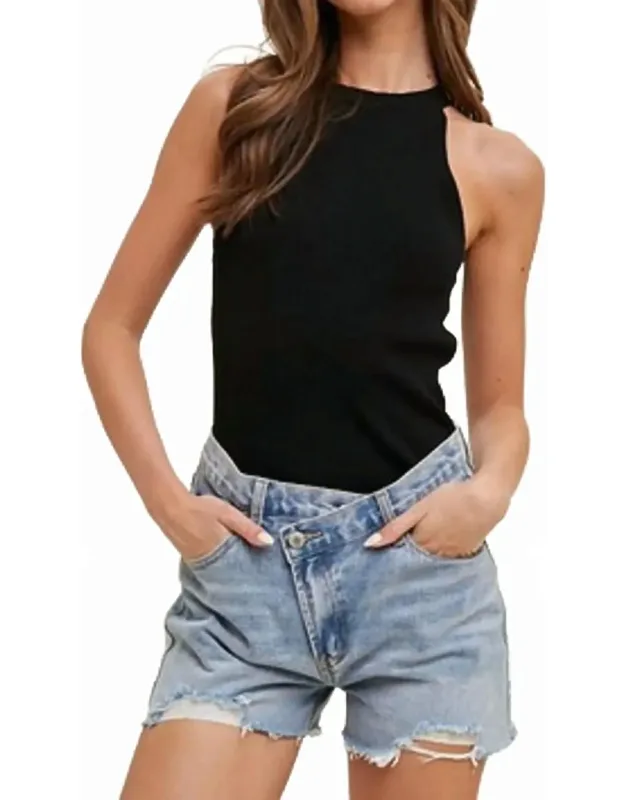 High Neck Sweater Tank