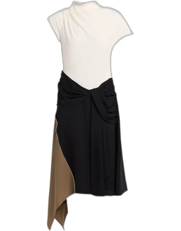 Asymmetric Midi Dress