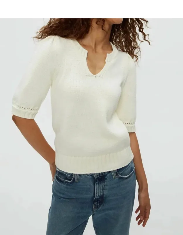 Rosanna Puff Sleeve Sweater