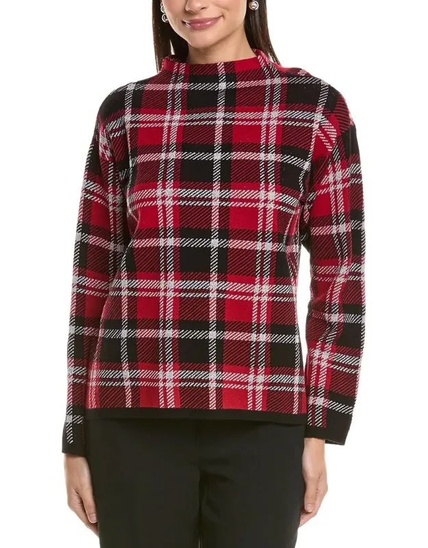 Funnel Mock Neck Sweater