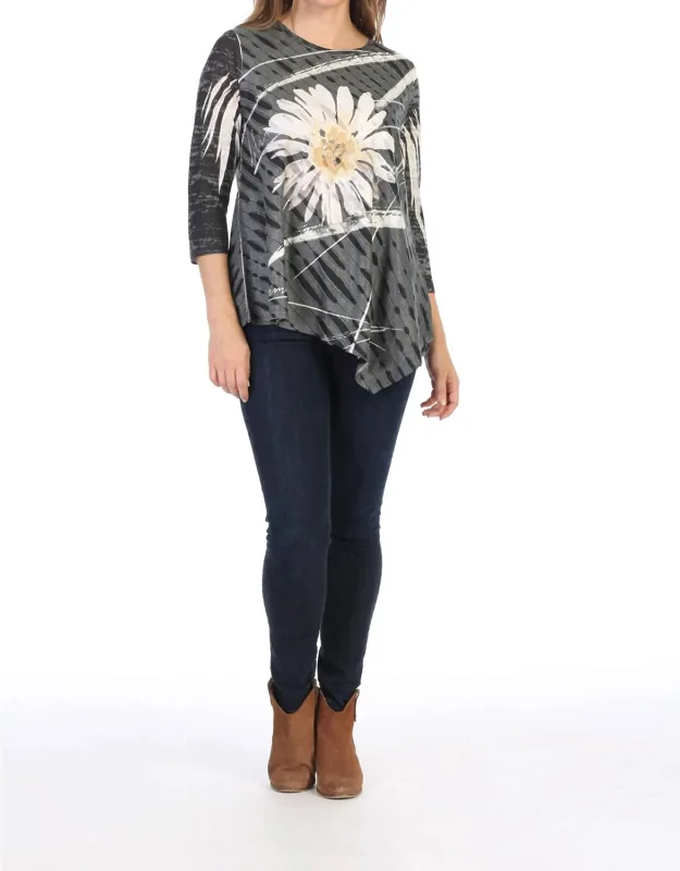 Chit Chat Double Knit Asymmetrical Top
