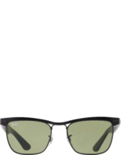 Wayfarer Deluxe Green Square Sunglasses
