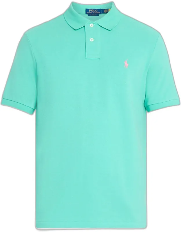 Slim Fit Mesh Cotton Stretch Polo Shirt