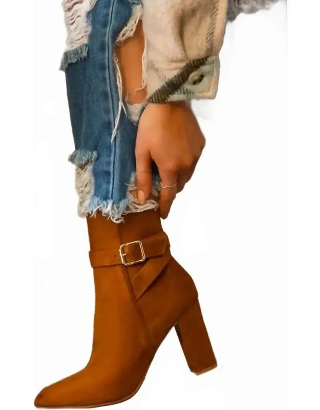 Side Buckle Boots
