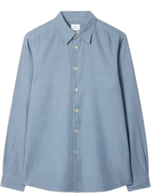 Light Blue Lyocell-cotton Shirt