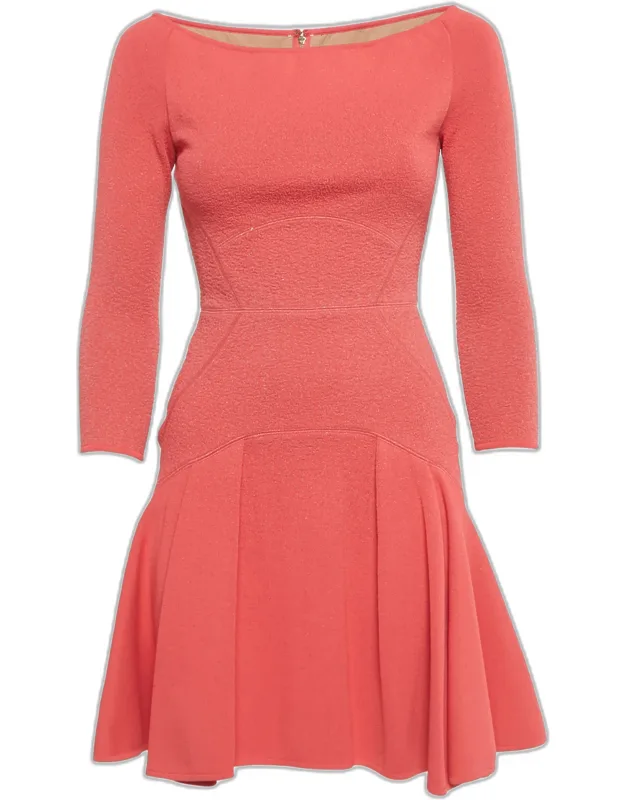 Textured Lurex Knit Mini Dress