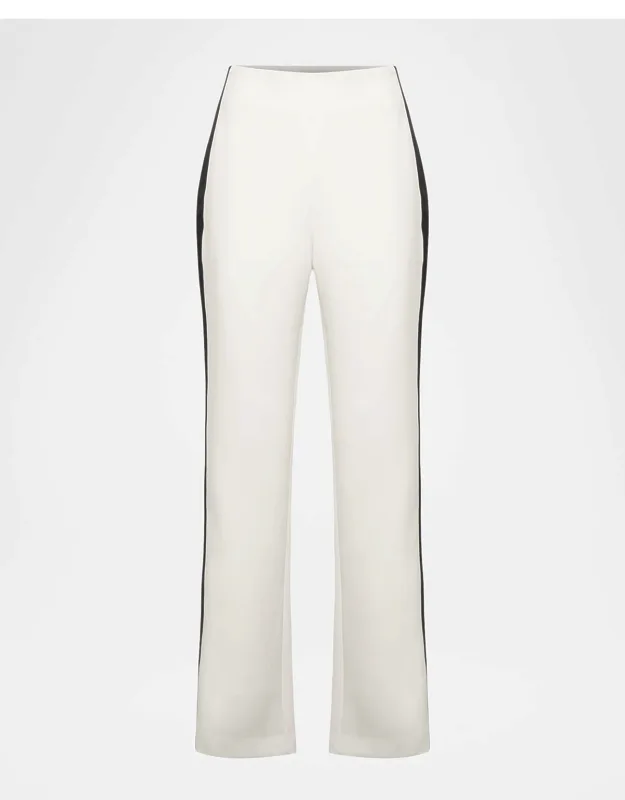 Slim Crepe Tux Pants