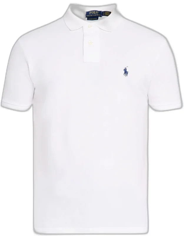 Slim Fit Mesh Cotton Polo Shirt