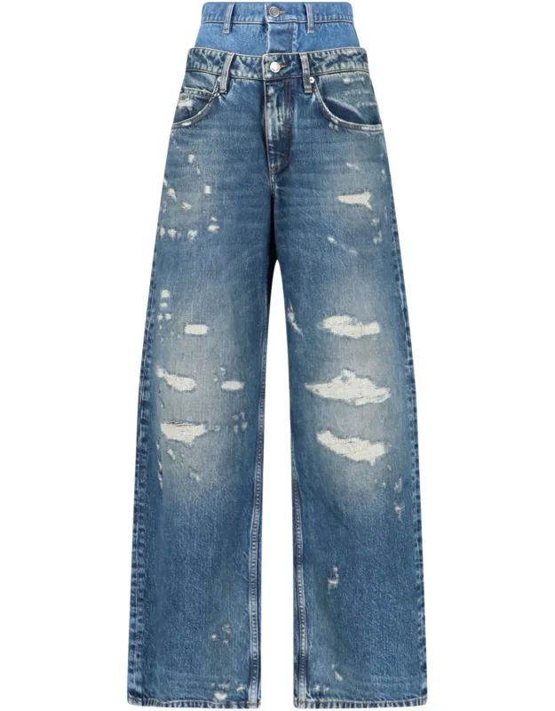 Layered Jeans