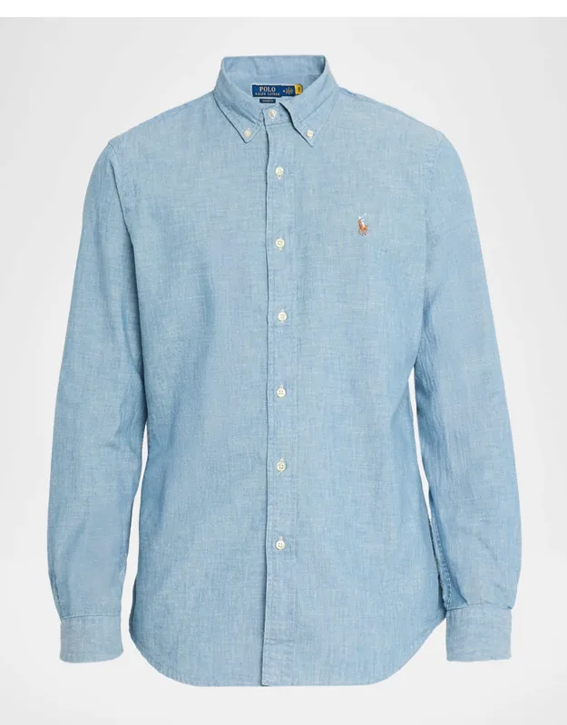 Core-fit Cotton Button-down Shirt