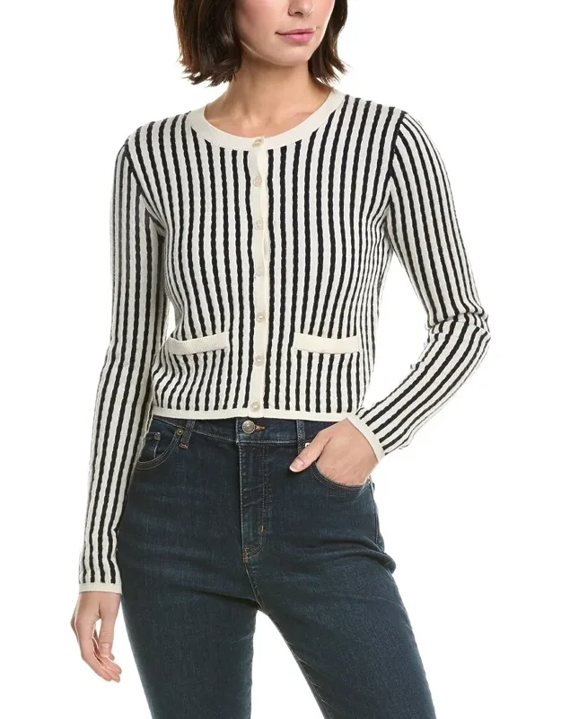 The Cable Cashmere & Silk-blend Cardigan