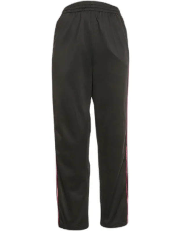 Synthetic Logo Stripe Detail Track Pants