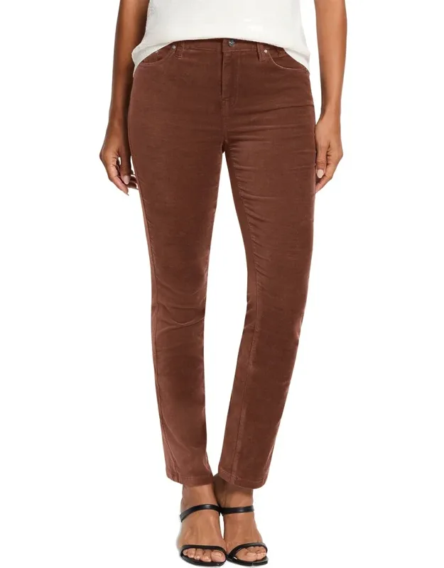 Petite Daytrip Straight Velvet Pants