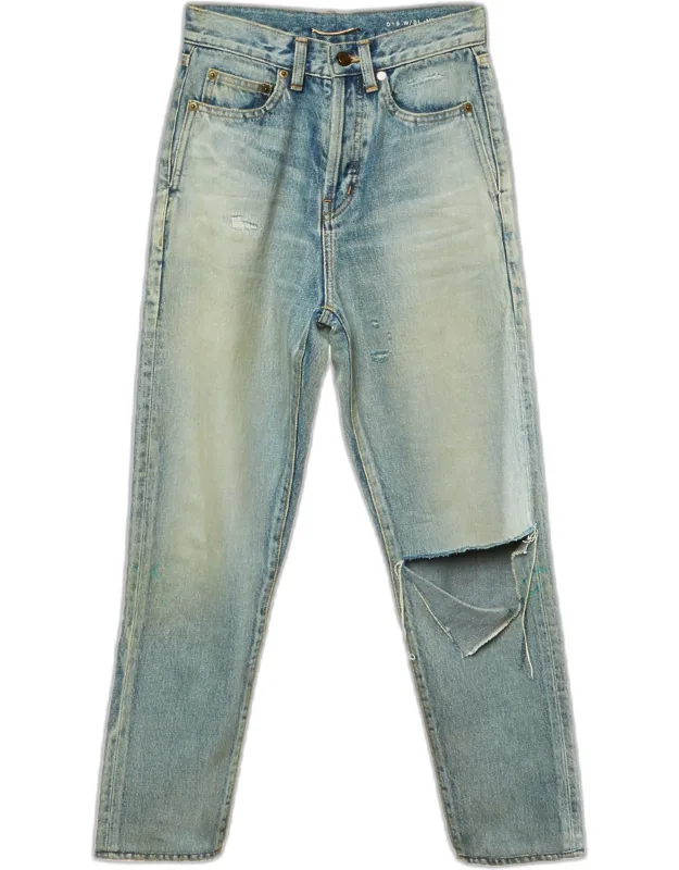 Distressed Slim Fit Jeans