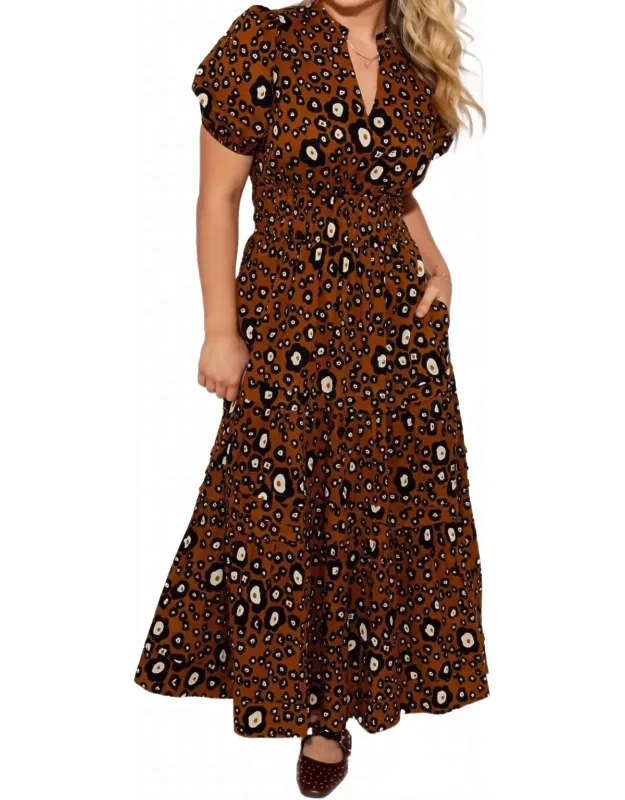 Tiered And Tucked Dress