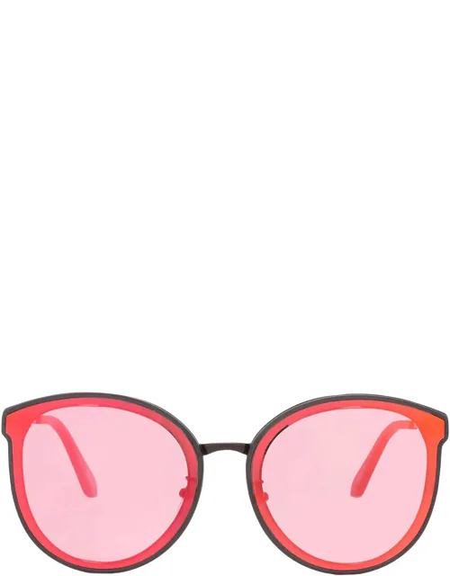Colada Rose Mirror Oval Sunglasses