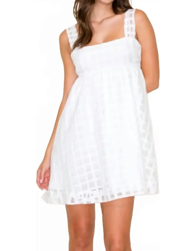 Plaid Babydoll Dress