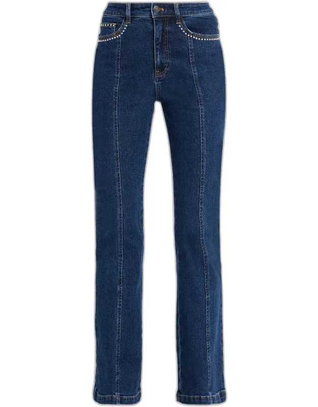 Studded Heart Jeans