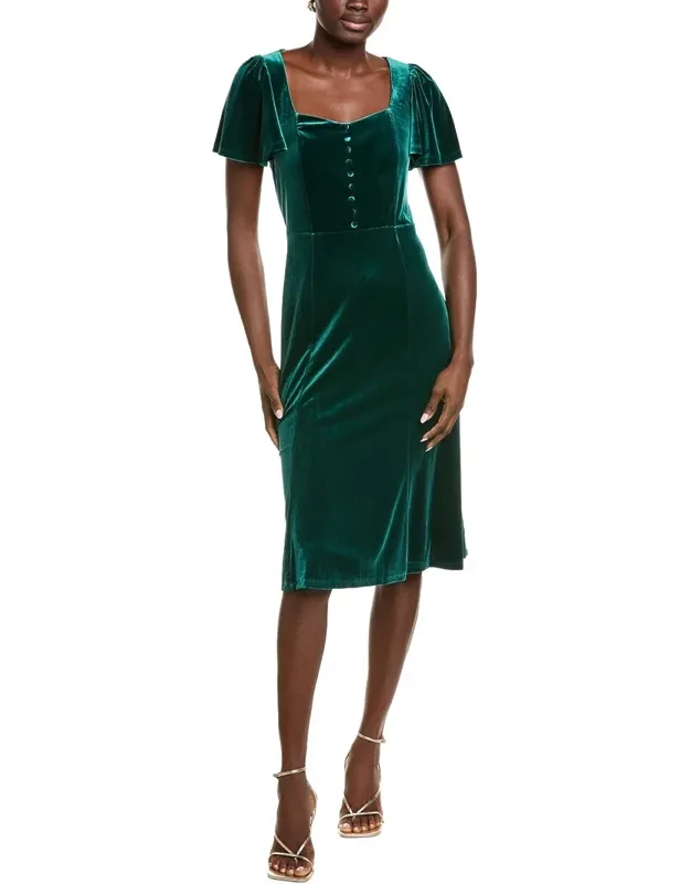Velvet Midi Dress