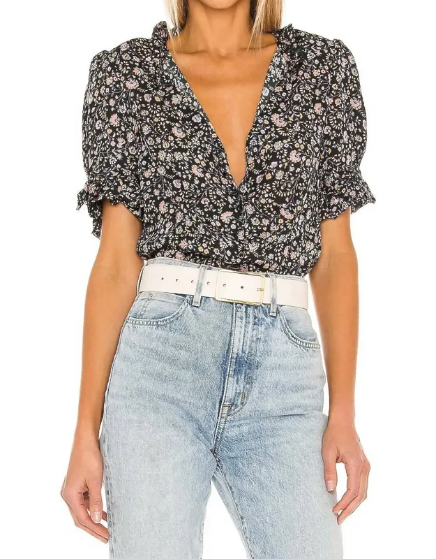 Scalloped Hem Blouse