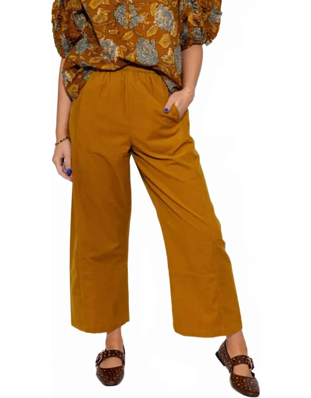 Pull On Barrel Pants