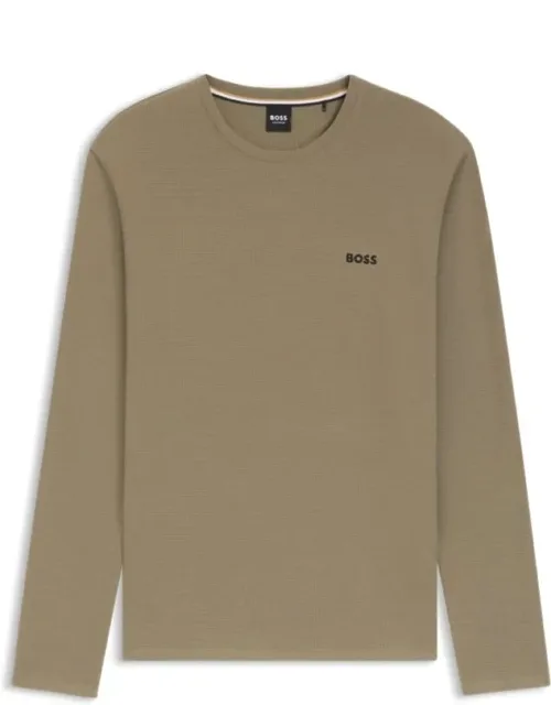 Embroidered-logo Pyjama T-shirt